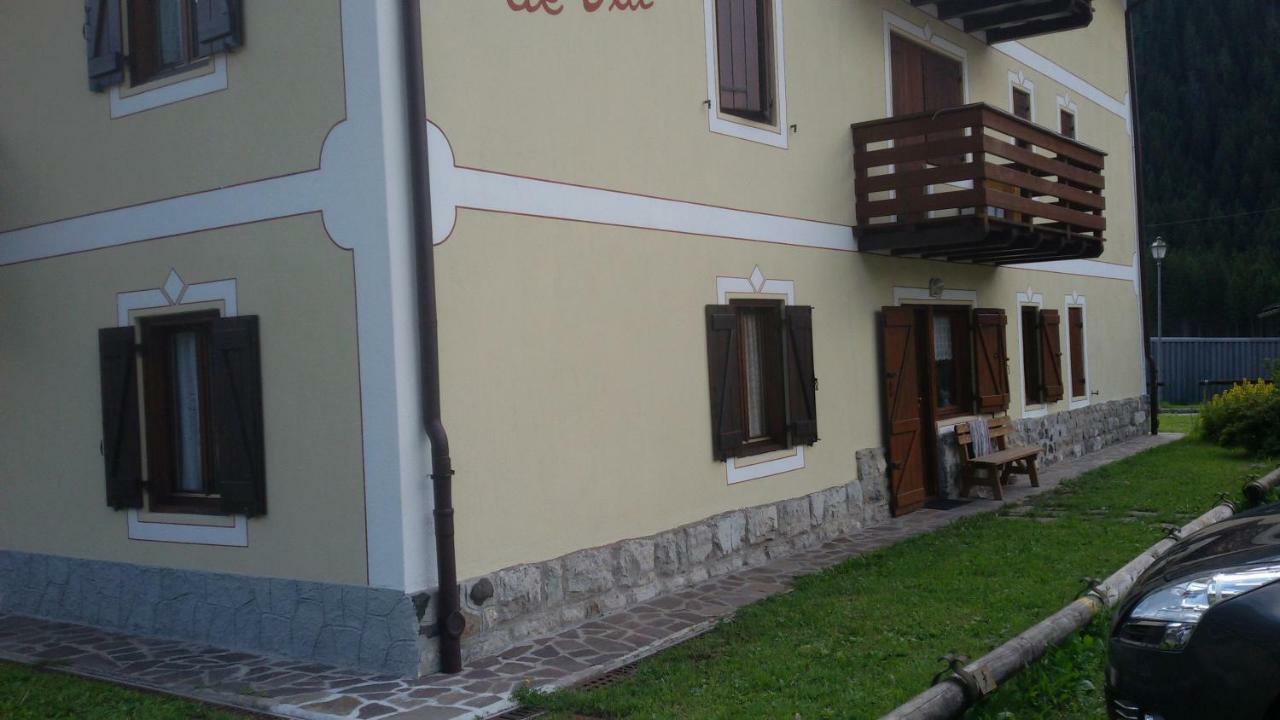 Casamau Trilo Daire Campitello di Fassa Dış mekan fotoğraf