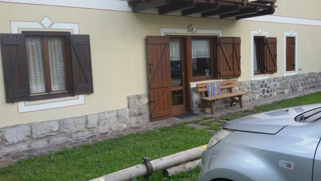 Casamau Trilo Daire Campitello di Fassa Dış mekan fotoğraf